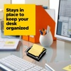 image:imagePostit Super Sticky Popup Notes 3 in x 3 in 12 Pads 2X The Sticking Power Canary Yellow Recyclable R33012SSC amp Popup Notes Dispenser 3 in x 3 in Black Base Clear Top DS330BKSuper Sticky PopUp  Popup Notes Dispenser