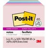 image:imagePostit Super Sticky Recycled Notes 3 x 3 in 5 Pads 2X The Sticking Power Wanderlust Collection Pastel Colors 30 Recycled Paper 6545SSNRP