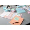 image:imagePostit Super Sticky Recycled Notes 3 x 3 in 5 Pads 2X The Sticking Power Wanderlust Collection Pastel Colors 30 Recycled Paper 6545SSNRP