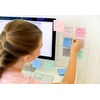 image:imagePostit Super Sticky Recycled Notes 3x3 in 24 Pads 2X The Sticking Power Bali Collection Pastel Colors Lavender Apricot Blue Pink Mint 30 Recycled Paper 65424NHCP3 x 3