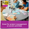 image:imagePostit Super Sticky Recycled Notes 3x3 in 24 Pads 2X The Sticking Power Bali Collection Pastel Colors Lavender Apricot Blue Pink Mint 30 Recycled Paper 65424NHCP3 x 3