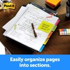 image:imagePostit Tabs Aqua Yellow Pink Red Green Orange and Bright Color Tabs