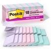 image:imagePostit 100 Recycled Paper Super Sticky Notes 18 Sticky Note Pads 3 x 3 in School Supplies and Office Products 2X the Sticking Power Wanderlust Pastels Collection