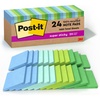 image:imagePostit 100 Recycled Paper Super Sticky Notes 3 in x 3 in 24 Pads 70 Sheets per Pad Oasis Collection School Supplies and Office Products3 x 3