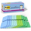 image:imagePostit 100 Recycled Paper Super Sticky Notes 3 in x 3 in 24 Pads 70 Sheets per Pad Oasis Collection School Supplies and Office Products3 x 3 Pack of 8