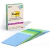 image:imagePostit 100 Recycled Paper Super Sticky Notes Lined 4 in x 6 in 8 Pads 45 Sheets per Pad Wanderlust Pastels Back to School Supplies and Office ProductsOasis