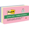 image:imagePostit Greener Notes 3x5 in 5 Pads Americas 1 Favorite Sticky Notes Helsinki Collection Pastel Colors Pink Blue Mint Yellow Clean Removal 100 Recycled Material 655RPA