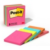 image:imagePostit Notes 3x3 in 5 Pads Americas 1 Favorite Sticky Notes Poptimistic Bright Colors Clean Removal Recyclable 6555UC3x3 Inch