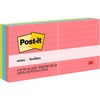 image:imagePostit Notes 3x3 in 6 Pads Americas 1 Favorite Sticky Notes Poptimistic Collection Bright Colors Magenta Pink Blue Green Clean Removal Recyclable 6306AN
