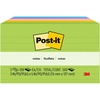 image:imagePostit Notes 3x5 in 5 Pads Americas 1 Favorite Sticky Notes Floral Fantasy Collection Bold Colors Clean Removal Recyclable 6355AU Pack of 208 x 12