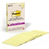 image:imagePostit Super Sticky 100 Recycled Notes 4 Sticky Note Pads 4 x 6 in 2X the Sticking Power Back to School Supplies for Students Memo Pads for Textbooks Canary YellowCanary Yellow