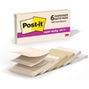 image:imagePostit Super Sticky Dispenser Popup Notes 6 Sticky Notes Pads 3 x 3 in School Supplies and Oce Supplies 2X the Sticking Power Use with Postit Note Dispensers Neutrality Collection