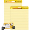image:imagePostit Super Sticky Easel Pad 25 in x 30 in Sheets Yellow Paper with Lines 30 SheetsPad 2 PadsPack Great for Virtual Teachers and Students 561 amp Super Sticky Wall Easel Mounting SystemPad  Super Sticky Wall Easel Mounting System