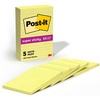 image:imagePostit Super Sticky Lined Notes 5 Sticky Note Pads 4 x 6 in School Supplies for Students Ideal for Textbooks Notebooks Walls and Vertical Surfaces Canary Yellow4 x 6 in  5 Pads Pack of 8