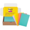 image:imagePostit Super Sticky Lined Notes 5 Sticky Note Pads 4x6 in 2X the Sticking Power School Supplies Office Products Sticky Notes for Vertical Surfaces Monitors Walls and Windows Bright Colors5Pads Pack of 8