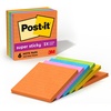 image:imagePostit Super Sticky Lined Notes 6 Sticky Note Pads 4 x 4 in School Supplies Office Products Sticky Notes for Vertical Surfaces Monitors Walls and Windows Energy Boost Collection4 x 4