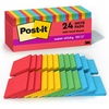 image:imagePostit Super Sticky Notes 24 Sticky Note Pads 3 x 3 in School Supplies and Office Products Ideal for Textbooks Notebooks Walls and Vertical Surfaces Playful Primaries Collection74 x 32 Pack of 8