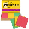 image:imagePostit Super Sticky Notes 24 Sticky Notes Pads 3 x 3 in School Supplies and Oce Supplies 2X the Sticking Power Workshop Kit