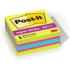 image:imagePostit Super Sticky Notes 3 in x 3 in 1 Cube 2X the Sticking Power Bright Colors Recyclable 2027SSGFA Pack of 23 x 3