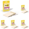 image:imagePostit Super Sticky Notes 5 Sticky Notes Pads 3 x 3 in School Supplies and Oce Supplies 2X the Sticking Power Neutrality Collection3 x 3 in Pack of 5