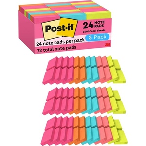image:imagePostit Mini Notes 1 38 in x 1 78 in 24 Sticky Notes Pads 100 Sheets per Pad Poptimistic Collection School Supplies and Oce Products The Original Postit Note3 Pack