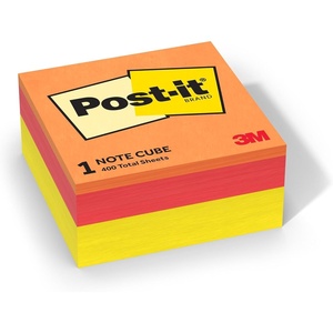 image:imagePostit Notes 1 Cube Note Sticky Notes Pad 3 x 3 in School Supplies and Oce Supplies Sunburst Collection