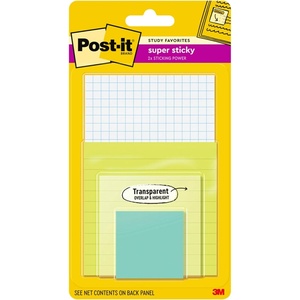 image:imagePostit Super Sticky Notes 4 Lined Sticky Notes Pads Assorted Sizes School Supplies and Oce Supplies 2X the Sticking Power Assorted Brights