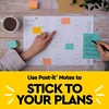 image:imagePostit Notes 3 in x 5 in 5 Sticky Note Pads 100 Sheets per Pad Beachside Caf Collection Back to School Supplies and Office Products