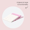 image:imagePostit Polished Patterns Sticky Notes Bubble Blush Design Featuring 1 Dot Pattern 1 Positively Pink and 1 Pink Salt Sticky Note Pad 3 in x 29 in 45 Sheets per PadBubble Blush