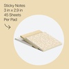 image:imagePostit Polished Patterns Sticky Notes Bubble Blush Design Featuring 1 Dot Pattern 1 Positively Pink and 1 Pink Salt Sticky Note Pad 3 in x 29 in 45 Sheets per PadSpot On