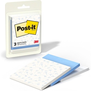 image:imagePostit Polished Patterns Sticky Notes Bubble Blush Design Featuring 1 Dot Pattern 1 Positively Pink and 1 Pink Salt Sticky Note Pad 3 in x 29 in 45 Sheets per PadBlue Cottage