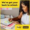 image:imagePostit 6603SSUC Pads in Rio de Janeiro Colors Lined 4 x 6 90Sheet 3Pack6 x 4