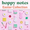 image:imagePostit Cute Sticky Notes 1 Pink Square Pad with White Bunny Ears and 1 Pink Pad with White Bunny Tail 29 in x 28 in 2 Sticky Note Pads with 50 Sheets EachWhite Bunny