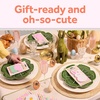 image:imagePostit Cute Sticky Notes 1 Pink Square Pad with White Bunny Ears and 1 Pink Pad with White Bunny Tail 29 in x 28 in 2 Sticky Note Pads with 50 Sheets EachWhite Bunny