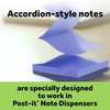 image:imagePostit Greener Popup Notes 12 Sticky Note Pads 3 x 3 in Made with 100 Recycled Paper Accordion Sticky Notes Work with PopUp Note Dispenser Sweet Sprinkles Collection