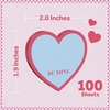 image:imagePostit Heart Sticky Notes Green Heart Design with XOXO 2 in x 19 in Valentines Day Love Notes 1 Sticky Note Pad with 100 SheetsBlue