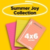 image:imagePostit Super Sticky Lined Notes 3 Sticky Note Pads 4 x 6 in Back to School Supplies Office Products 2X the Sticking Power Summer Joy CollectionTrue