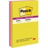 image:imagePostit Super Sticky Lined Notes 3 Sticky Note Pads 4 x 6 in Back to School Supplies Office Products 2X the Sticking Power Summer Joy CollectionTrue