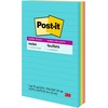 image:imagePostit Super Sticky Lined Notes 3 Sticky Note Pads 4 x 6 in School Supplies for Students Ideal for Textbooks Notebooks Walls and Vertical Surfaces Supernova Neons Collection4 x 6 inches Pack of 2