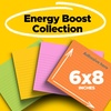 image:imagePostit Super Sticky Lined Notes 4 Sticky Note Pads 8 x 6 in School Supplies Office Products Sticky Notes for Vertical Surfaces Monitors Walls and Windows Energy Boost Collection