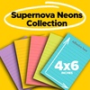 image:imagePostit Super Sticky Lined Notes 5 Sticky Note Pads 4 x 6 in School Supplies Office Products Sticky Notes for Vertical Surfaces Monitors Walls and Windows Supernova Neons Collection