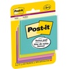 image:imagePostit Super Sticky Notes 3x3 in 4 Pads 2X the Sticking Power Miami Collection Neon Colors Orange Pink Blue Green Recyclable3321SSANB