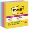image:imagePostit Super Sticky Notes 5 Sticky Note Pads 3 x 3 in Back to School Supplies Office Products 2X the Sticking Power Summer Joy CollectionTrue