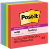 image:imagePostit Super Sticky Notes 5 Sticky Note Pads 3 x 3 in School Supplies and Office Products Ideal for Textbooks Notebooks Walls and Vertical Surfaces Playful Primaries Collection