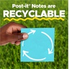 image:imagePostit Super Sticky Notes 5 Sticky Note Pads 3 x 3 in School Supplies and Office Products Ideal for Textbooks Notebooks Walls and Vertical Surfaces Playful Primaries Collection