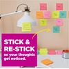 image:imagePostit Super Sticky Notes 5 Sticky Note Pads 3 x 3 in School Supplies and Office Products Ideal for Textbooks Notebooks Walls and Vertical Surfaces Playful Primaries Collection