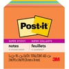 image:imagePostit Super Sticky Notes 5 Sticky Note Pads 3 x 3 in School Supplies for Students Ideal for Textbooks Notebooks Walls and Vertical Surfaces Energy Boost Collection19 x 3 Pack of 2
