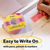 image:imagePostit Vital Orange Label onaroll Tape with Tape Dispenser 1 in x 700 in Great Label Maker for Creating Labels for Spice Jars and journalsNeon Pink