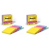 image:imagePostit Super Sticky Notes 5 Sticky Note Pads 3 x 3 in Back to School Supplies Office Products 2X the Sticking Power Summer Joy Collection3 x 3 Pack of 2