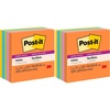 image:imagePostit Super Sticky Notes 5 Sticky Note Pads 3 x 3 in School Supplies for Students Ideal for Textbooks Notebooks Walls and Vertical Surfaces Energy Boost Collection19 x 3 Pack of 2